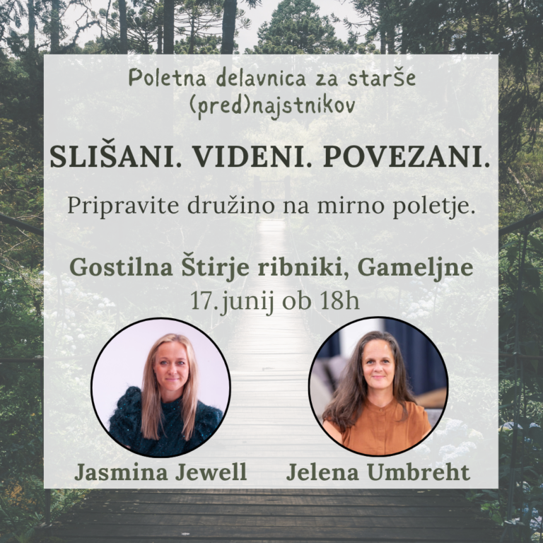 Delavnica za starše najstnikov